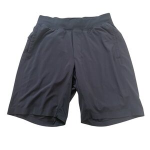 Mens lululemon Black Athletic Workout Athleisure MEDIUM Shorts 9” Inseam *READ*